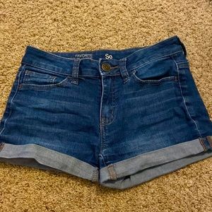 Low rise shorts